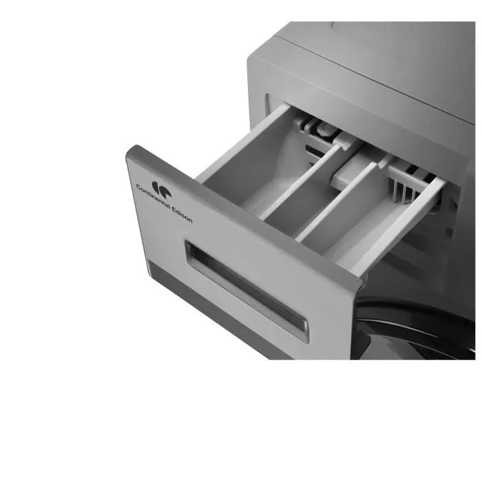 Lave-linge hublot CONTINENTAL EDISON CELL8140IS - 8 kg - Moteur induction - Largeur 60 cm - 1400 trs/min -Silver – Image 3