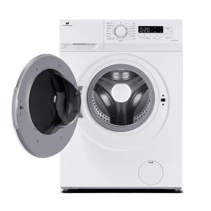 Lave-linge hublot CONTINENTAL EDISON CELL712IS2 - 7 kg - Largeur 59,5 cm - Classe A - 1200 trs/min -  moteur induction - silver – Image 3