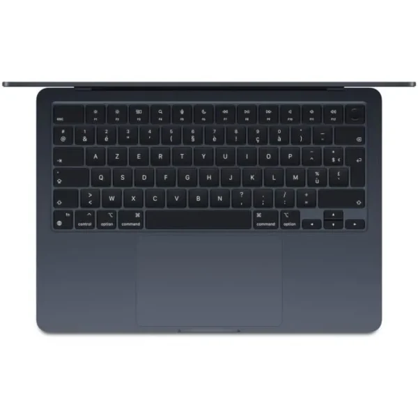 Apple - 13,6" MacBook Air M3 (2024) - RAM 16Go - Stockage 512Go - Minuit - AZERTY – Image 2