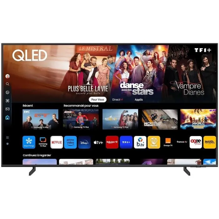 Samsung 75Q60D - TV QLED 75" (190 cm) - 4K UHD 3840x2160 - HDR - Smart TV - Gaming Hub - 3xHDMI - 3xHDMI - WiFi