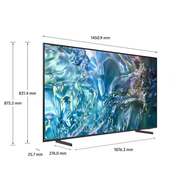 Samsung 65Q60D - TV QLED 65" (165 cm) - 4K UHD 3840x2160 - HDR - Smart TV - Gaming Hub - 3xHDMI - 3xHDMI - WiFi – Image 3