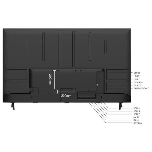 Smart Tech TV LED 4K UHD 65' (164 cm) Smart TV VIDAA - Molotov, Netflix, Prime Video, Canal+, Disney+ 3xHDMI - 2xUSB - PVR – Image 3