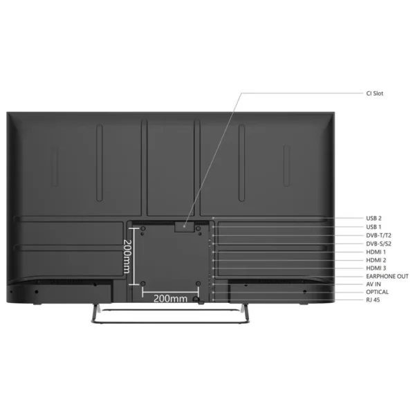 Smart Tech TV LED 4K UHD 55' (139 cm) Smart TV Web OS-55UW02V- Netflix, Prime Video, Youtube 3xHDMI-2xUSB-MEMC-Dolby Audio – Image 3