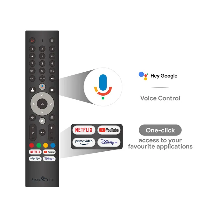 Smart Tech TV QLED 144Hz 4K UHD 50' (127 cm) 50QG04G Google TV- 4xHDMI - 2xUSB - Dolby Vision - Dolby Atmos-HDMI 2.1 – Image 5