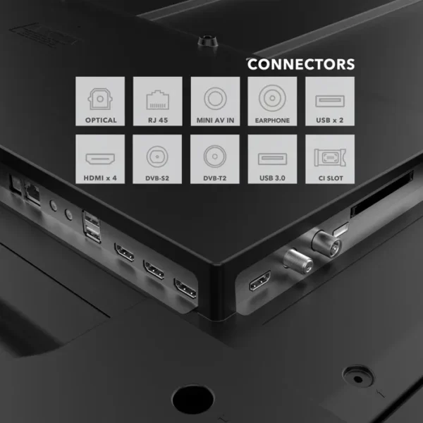 Smart Tech TV QLED 144Hz 4K UHD 50' (127 cm) 50QG04G Google TV- 4xHDMI - 2xUSB - Dolby Vision - Dolby Atmos-HDMI 2.1 – Image 6