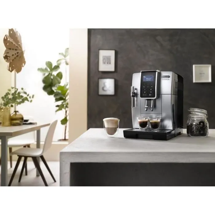 Machine expresso automatique avec broyeur - DELONGHI DINAMICA ECAM 350.35.SB Ecran 4 recettes - Silver – Image 3