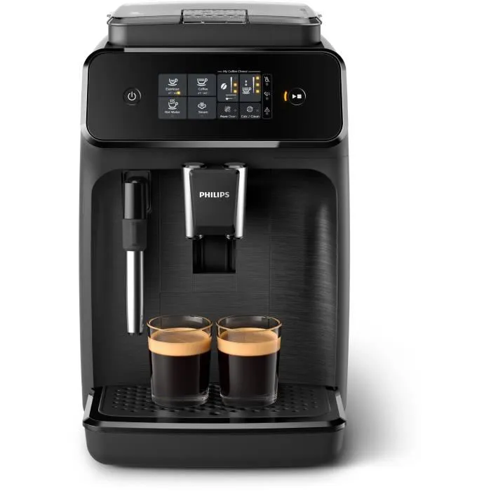 Machine à expresso broyeur automatique - PHILIPS - EP1220/00 - 1500 W - 275 g de grains - 1,8 L - Noir mat – Image 2