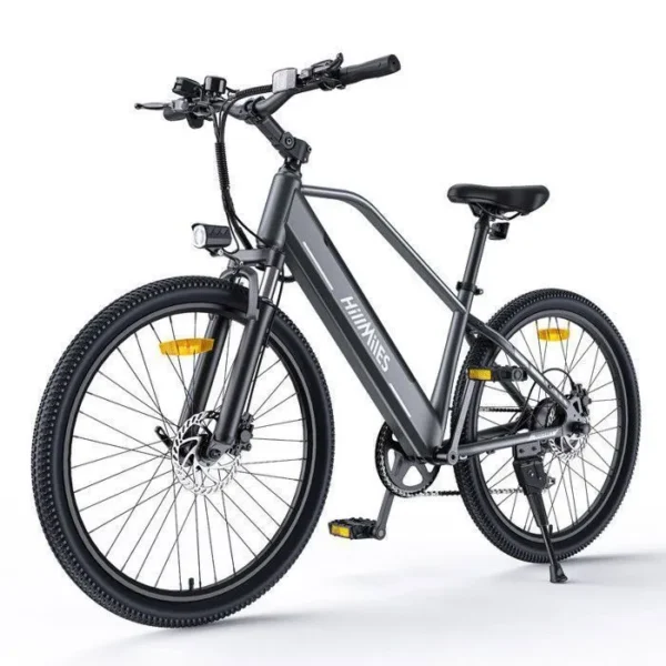 HILLMILES MileTrail 1 - Vélo Électrique 26" - Batterie Amovible 36V 13Ah - Autonomie 100km - Frein à disque hydraulique, Gris – Image 2