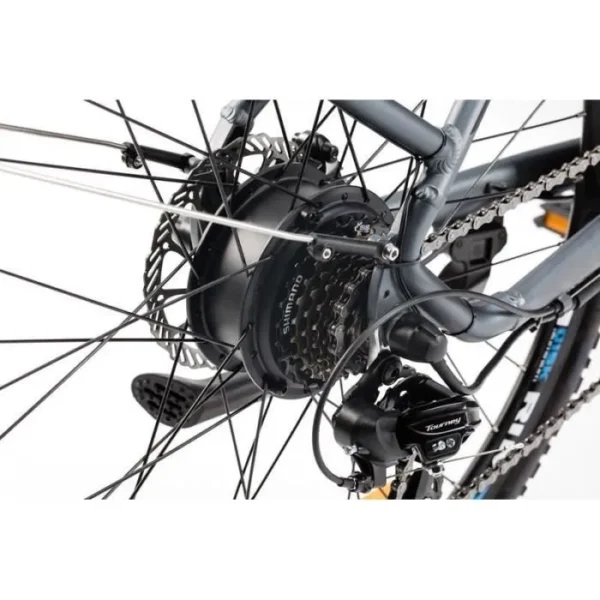 MOMA BIKES - Vélo de ville électrique VAE - 28" PRO - SHIMANO - 7 Vitesses - Freins à disques hydrau - Batterie Ion Lit - 48V - – Image 2
