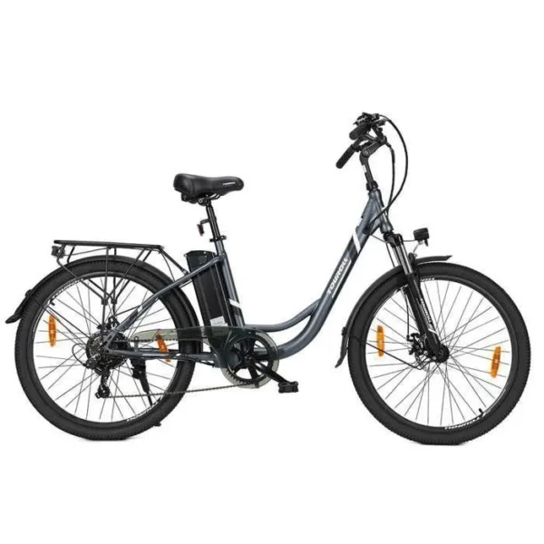 Vélo de Ville Électrique Touroll B1 - Moteur 250W -Batterie 15,6 Ah - Vitesse Max 25 km/h - Shimano 7 Vitesses - Pneu 26 x 1.95"
