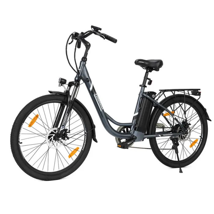 Vélo de Ville Électrique Touroll B1 - Moteur 250W -Batterie 15,6 Ah - Vitesse Max 25 km/h - Shimano 7 Vitesses - Pneu 26 x 1.95" – Image 2